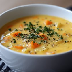 Herzhafte Kartoffel-Möhren-Suppe