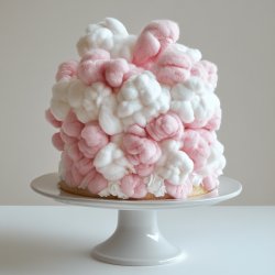 Fluffiger Wattekuchen