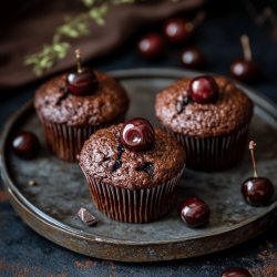 Schokoladen-Kirsch-Muffins