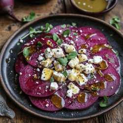 Rote-Bete-Carpaccio mit Feta