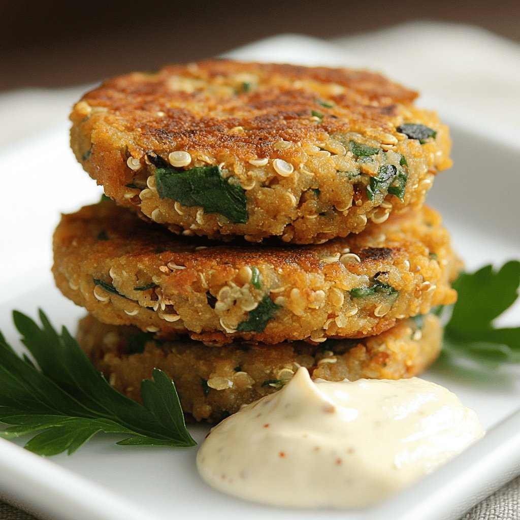 Knusprige Quinoa-Bratlinge