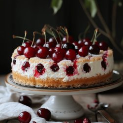 Einfache Kirsch-Quark-Torte