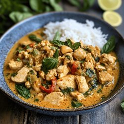 Thai Erdnuss-Kokos-Curry-Hühnchen