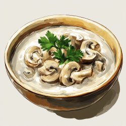 Cremige Champignon-Sahne-Sauce