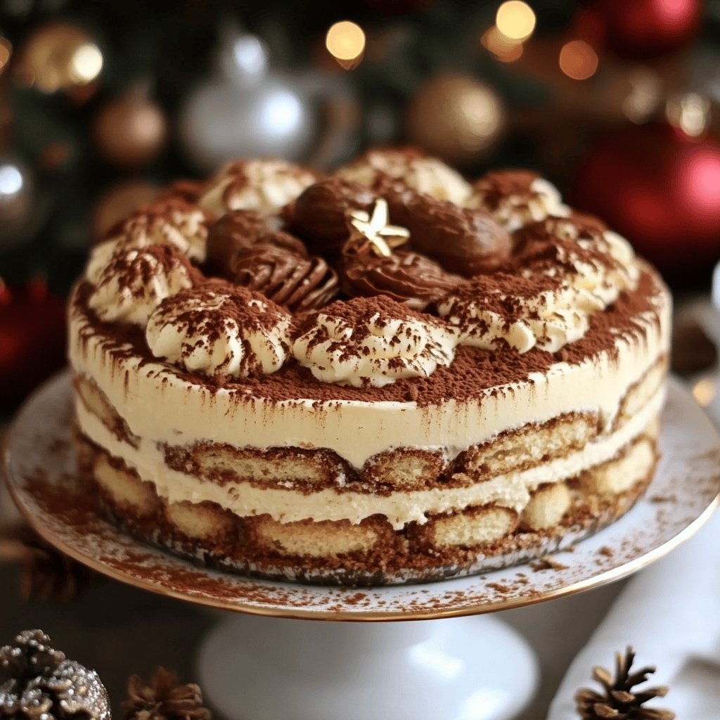 Festliches Weihnachts-Tiramisu