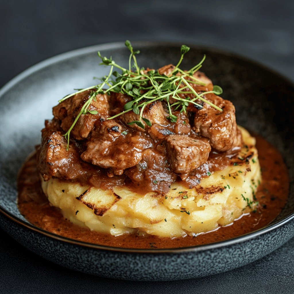 Zürcher Kalbsgeschnetzeltes mit Rösti