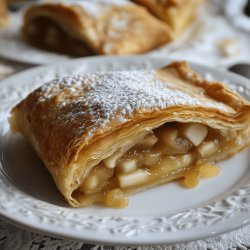 Traditioneller Südtiroler Apfelstrudel