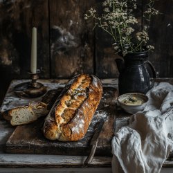 Klassisches Sauerteig-Baguette