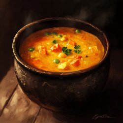 Würzige Mulligatawny-Suppe