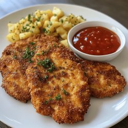 Knusprige Hähnchenschnitzel aus dem Airfryer