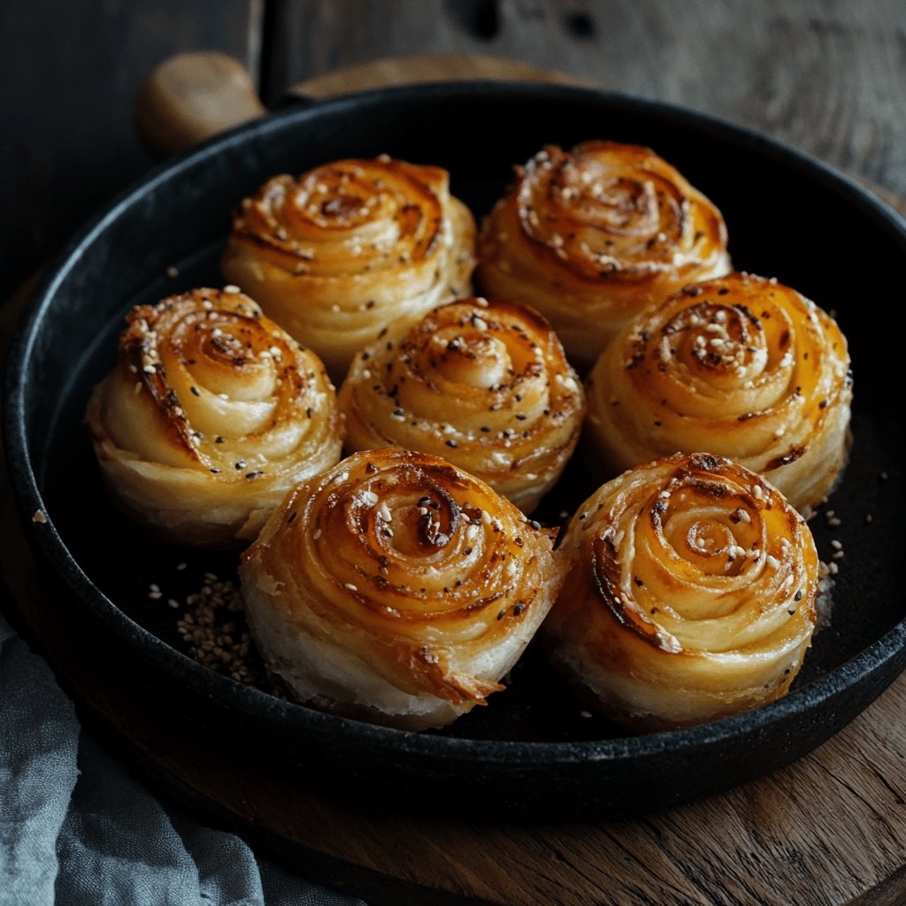 Kartoffel-Dinkel Rosenbrötchen