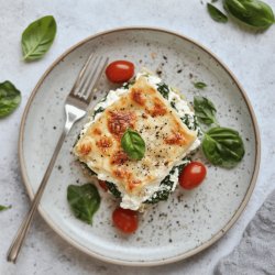 Lasagne mit Ricotta und Spinat