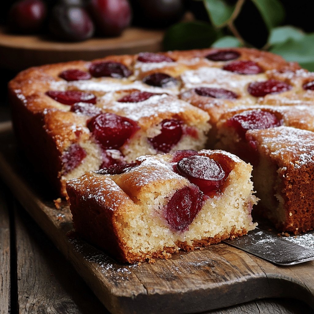 Schneller Pflaumenkuchen