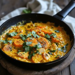 Knollensellerie-Karotten-Curry