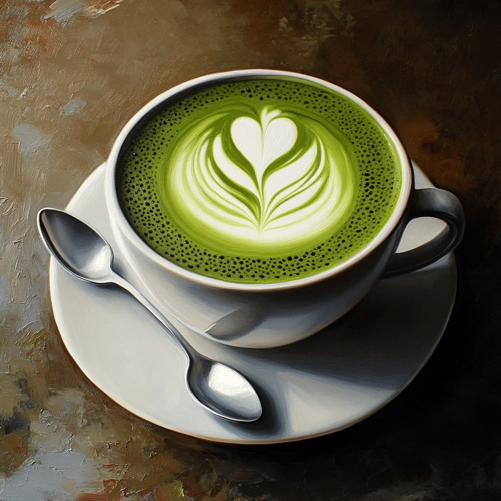 Einfacher Matcha Latte