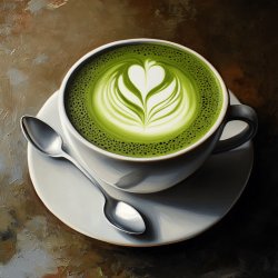 Einfacher Matcha Latte