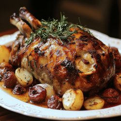 Traditioneller Thüringer Karnickelbraten