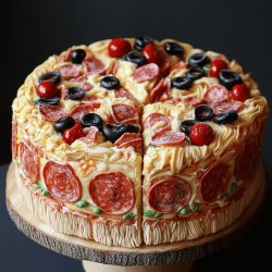 Herzhafter Pizza-Kuchen