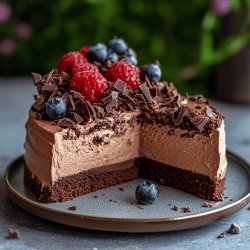 Schokoladen-Mousse-Torte