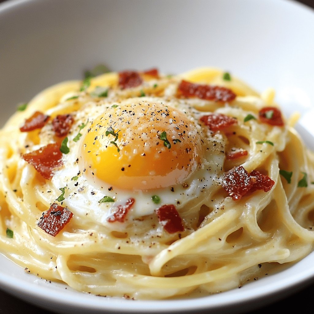 Klassische Spaghetti Carbonara