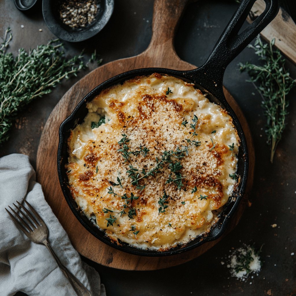 Klassisches Kartoffelgratin