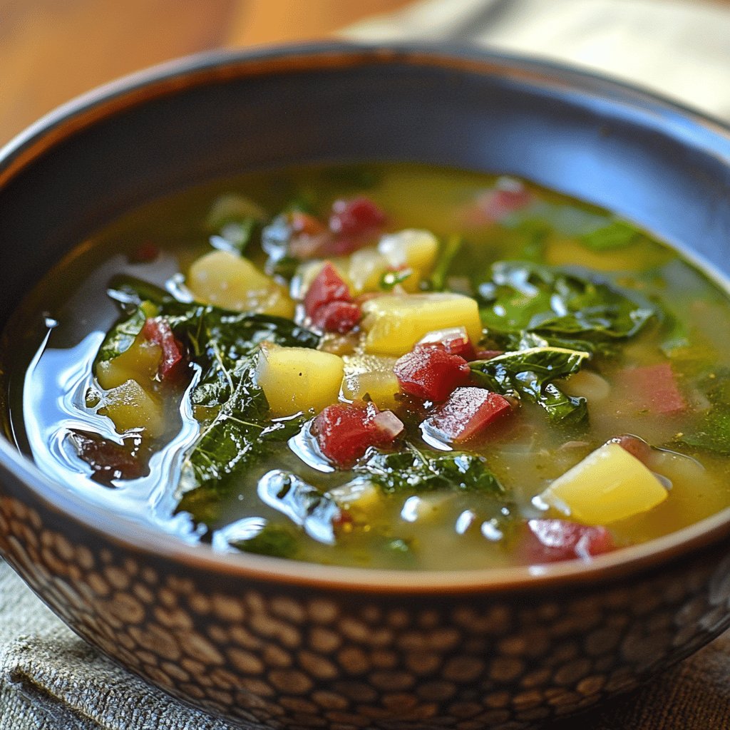 Würzige Mangoldsuppe