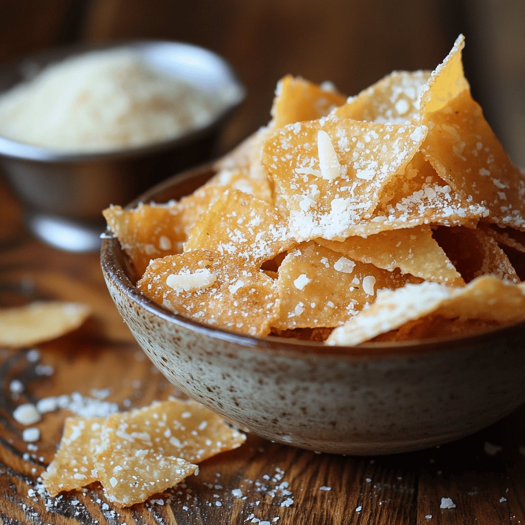 Knusprige Parmesan-Chips