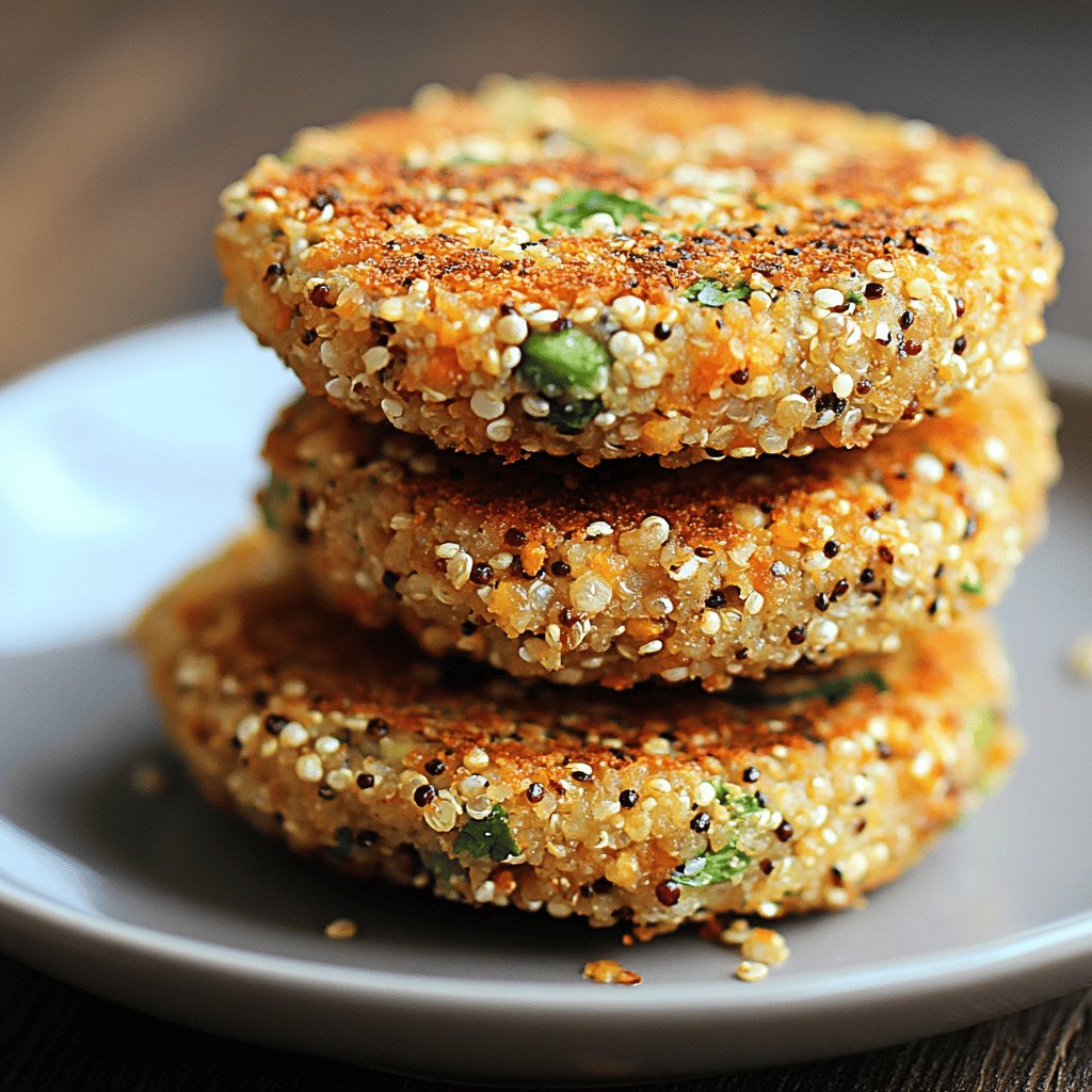 Vegetarische Quinoa-Bratlinge