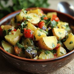 Klassischer Türkischer Kartoffelsalat