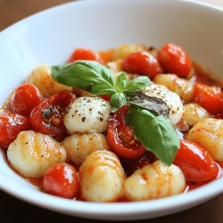 Gnocchi mit Tomaten und Mozzarella