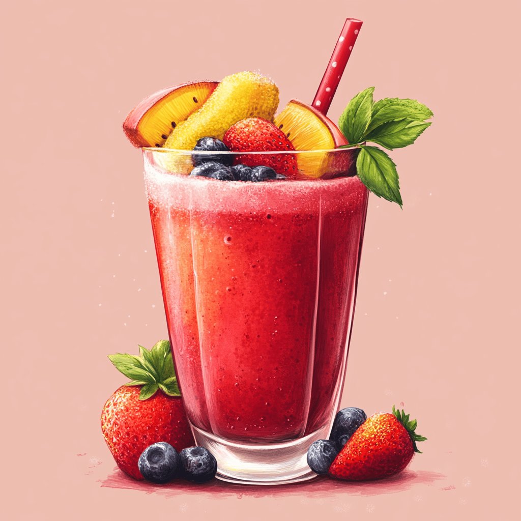 Fruchtiger Smoothie-Genuss