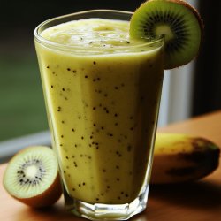 Fruchtiger Bananen-Kiwi-Smoothie