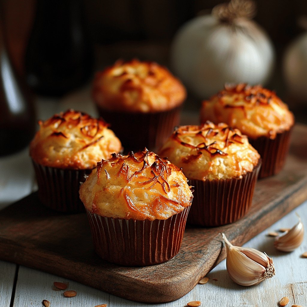 Herzhafte Zwiebel-Muffins