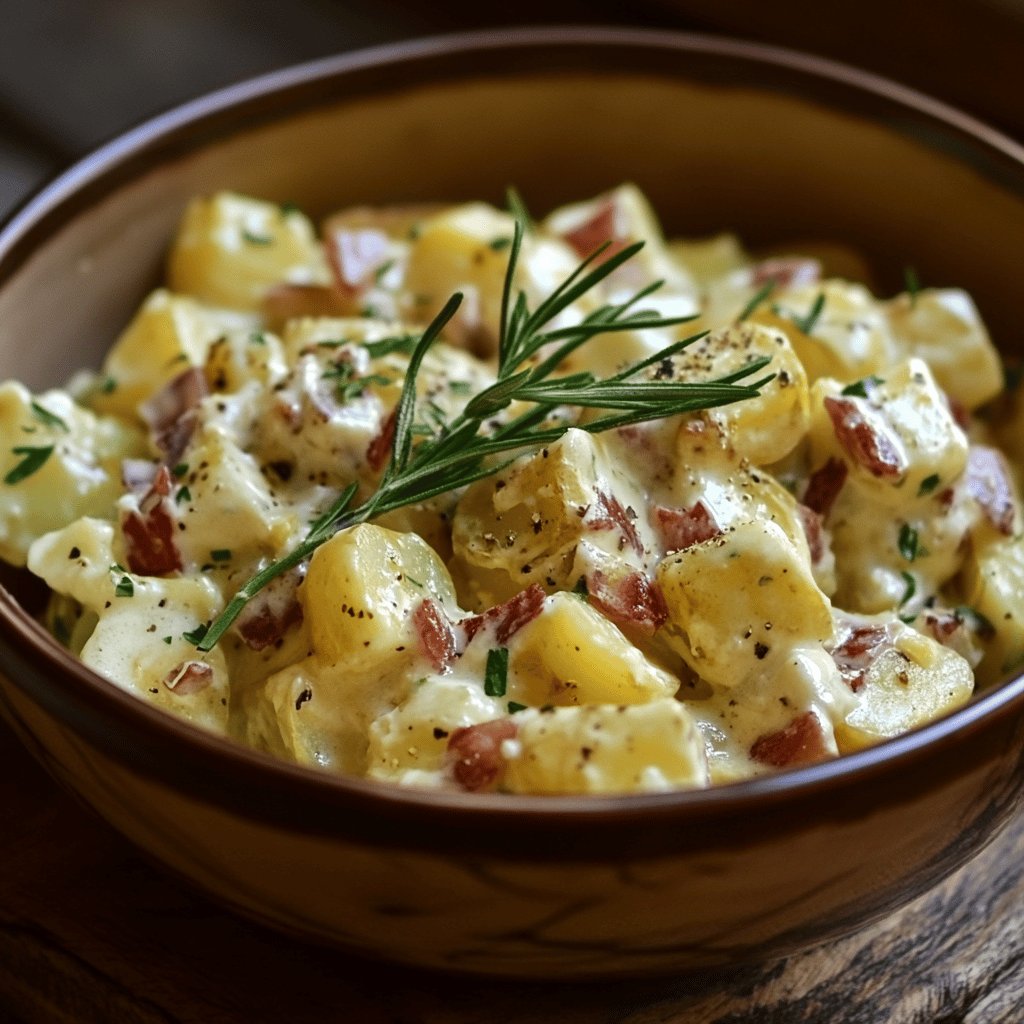 Traditioneller Fränkischer Kartoffelsalat