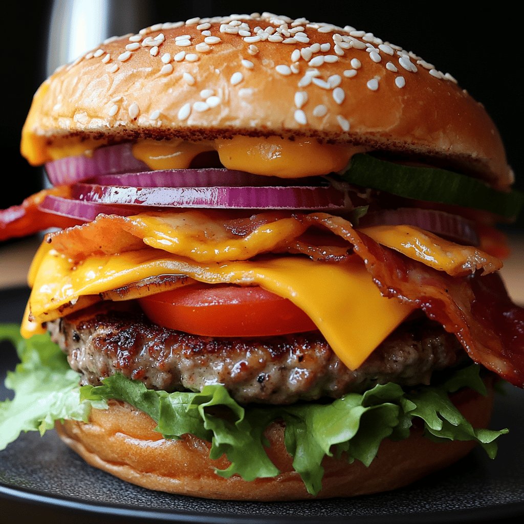 Low Carb Oopsie Burger