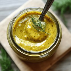 Honig-Senf-Dill-Sauce