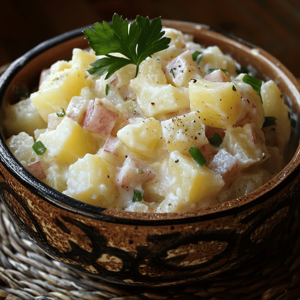 Traditioneller Polnischer Kartoffelsalat