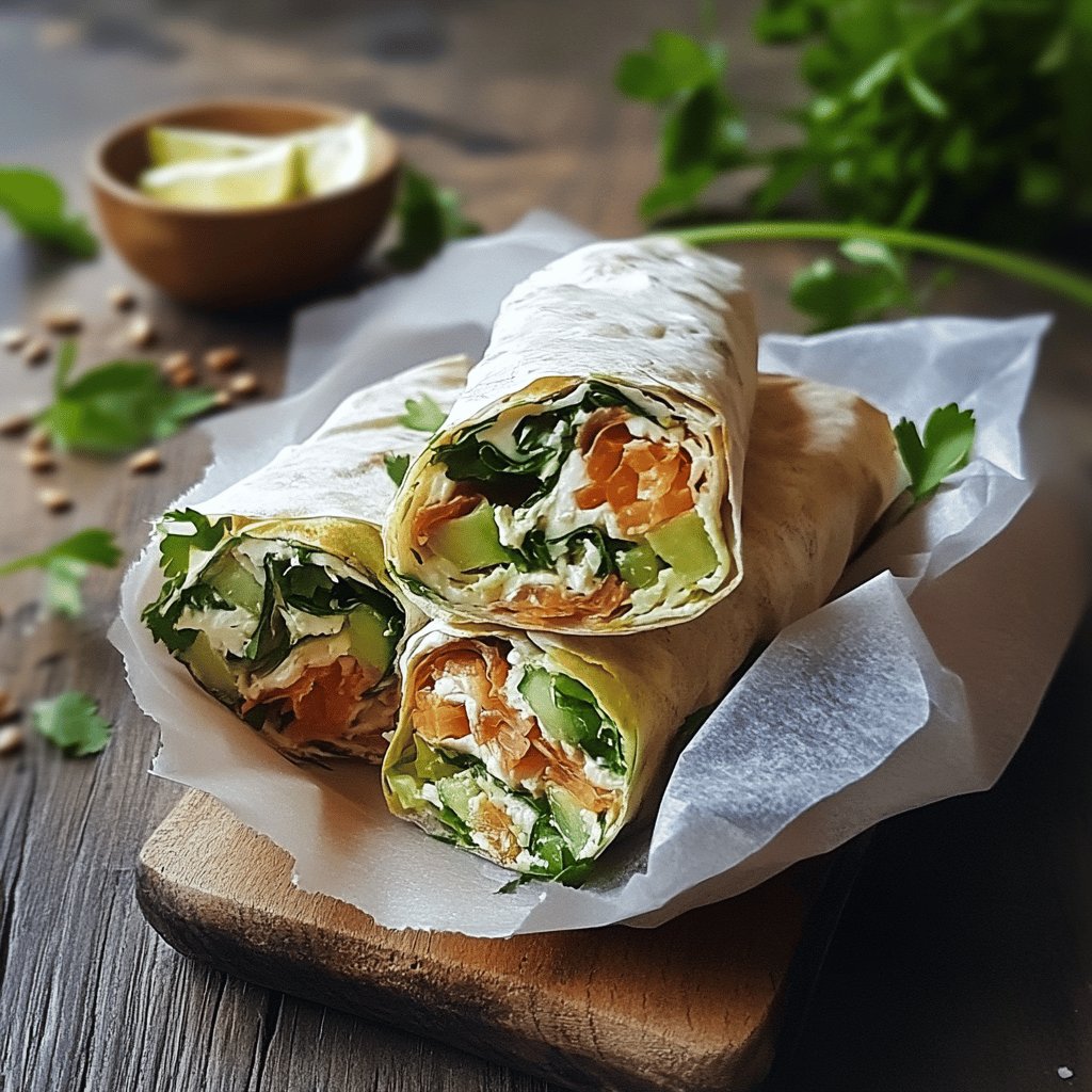 Leckere Wrap-Röllchen