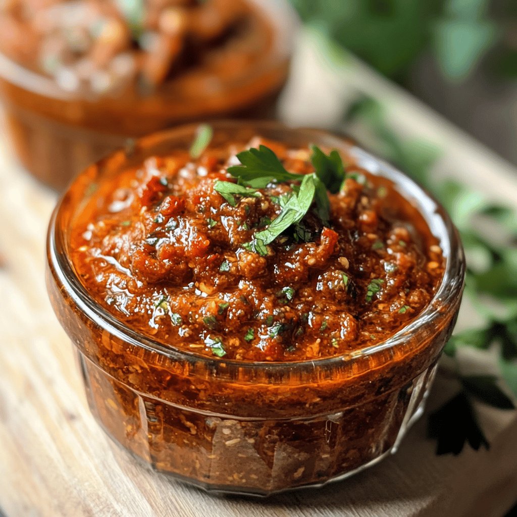 Hausgemachte Harissa-Paste