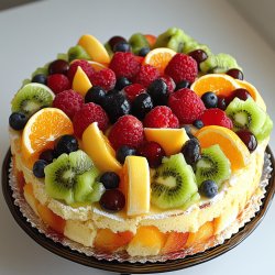 Einfacher Obstkuchen vom Blech