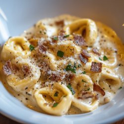 Cremige Tortellini Carbonara