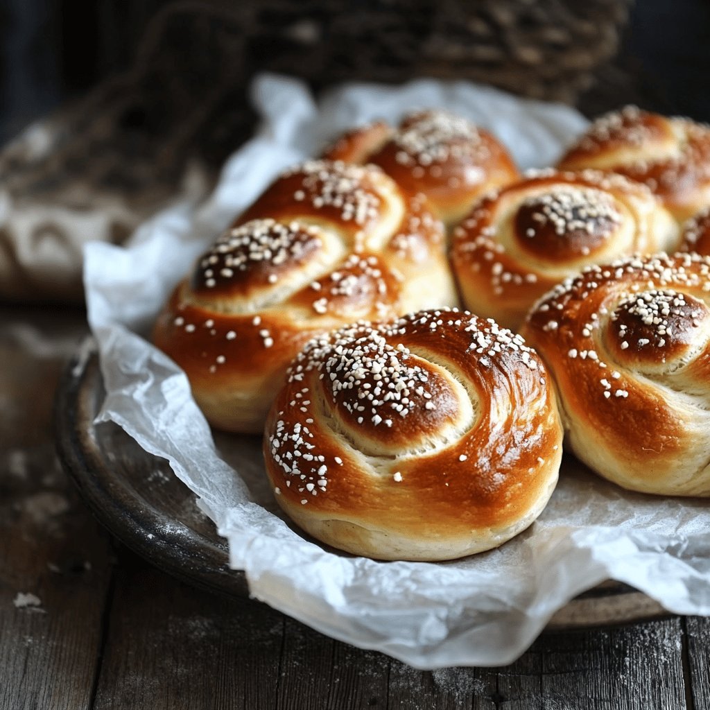 Köstliche Süße Hefebrötchen