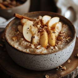 Herbstliches Apfel-Zimt-Porridge