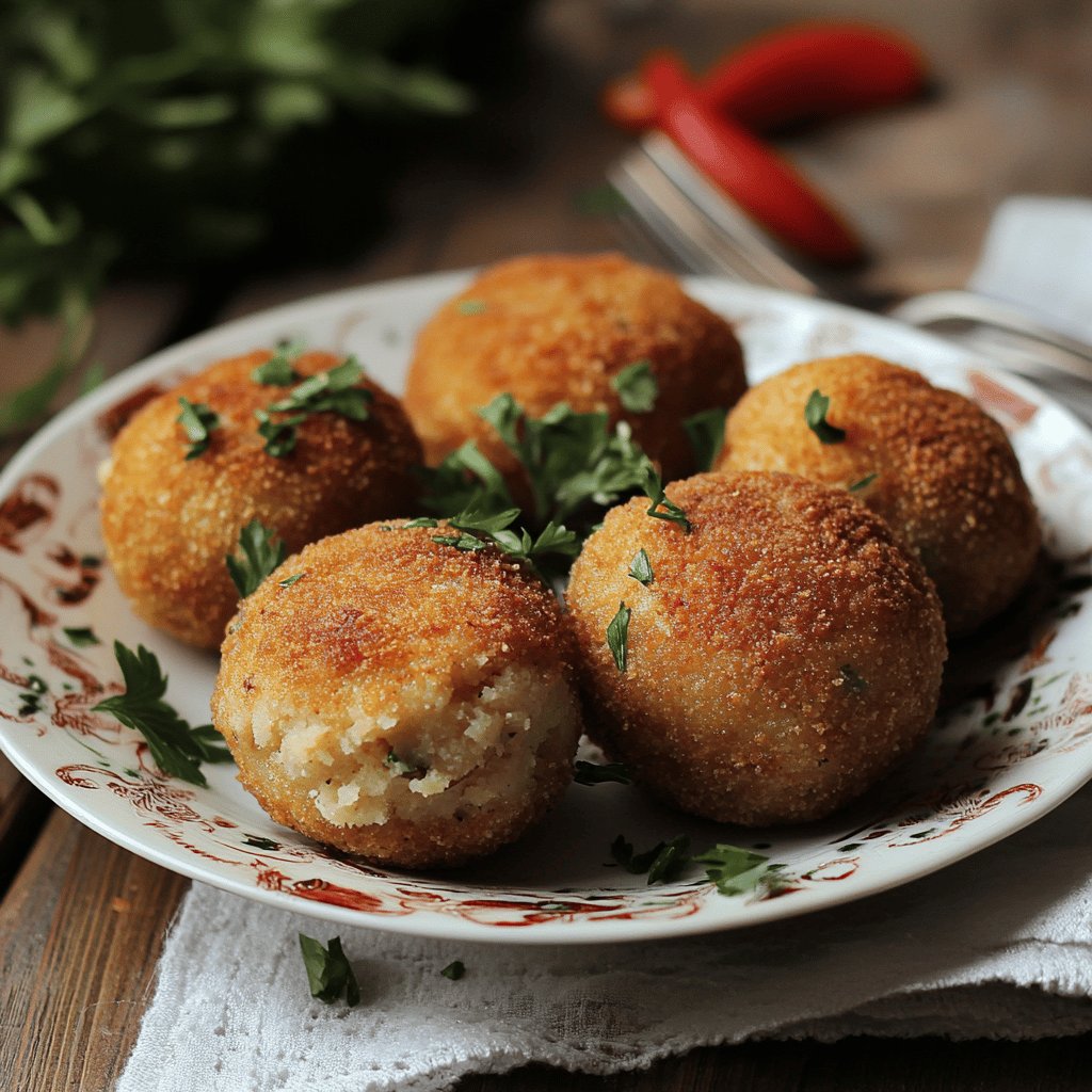 Kroketten aus Kartoffelflocken