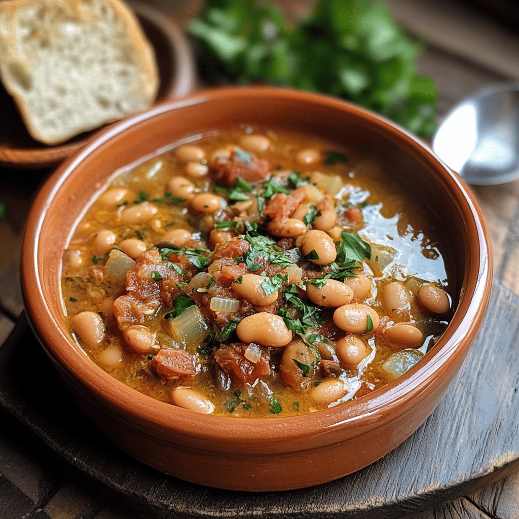 Traditionelle Fabada aus Asturien