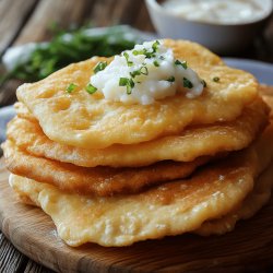 Ungarische Langos einfach zubereiten