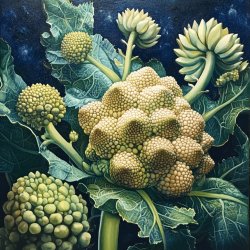 Leckeres Romanesco-Gericht