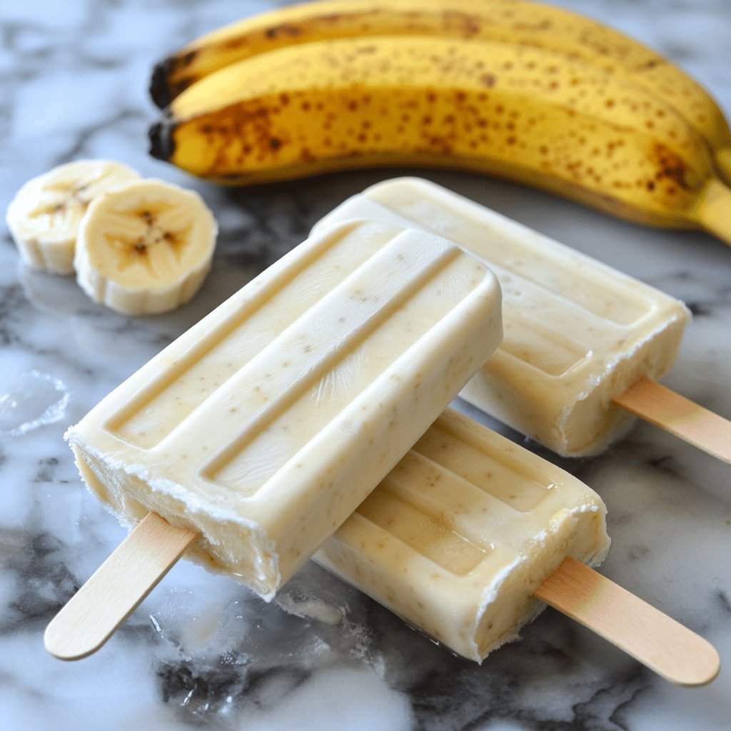 Erfrischendes Joghurt-Bananen-Eis