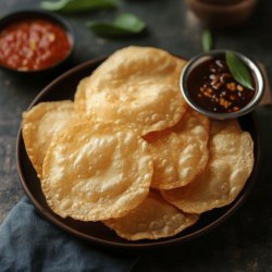 Knusprige Papadam-Chips