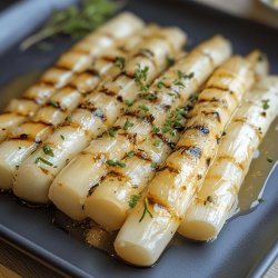 Gegrillter Weißer Spargel